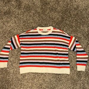 Madewell Striped Multicolor Sweater